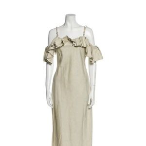 Jacquemus  linen mid-length dress (L'Année 97)